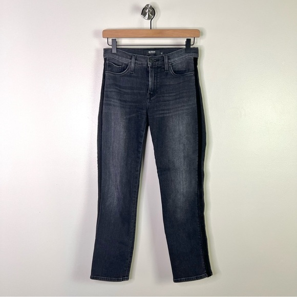 HUDSON Nico Black Straight Crop Jeans - Picture 2 of 12